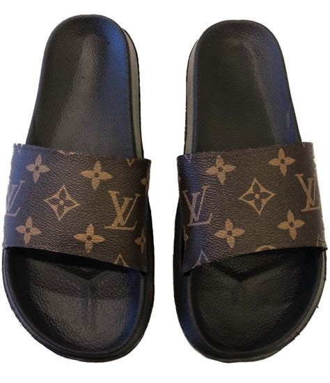 louis vuitton men flip flops|Louis Vuitton men slides.